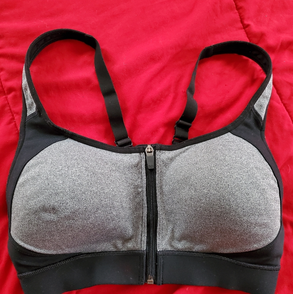 Champion Zip Up Sports Bra
